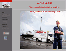 Tablet Screenshot of marinedoctor.com.au